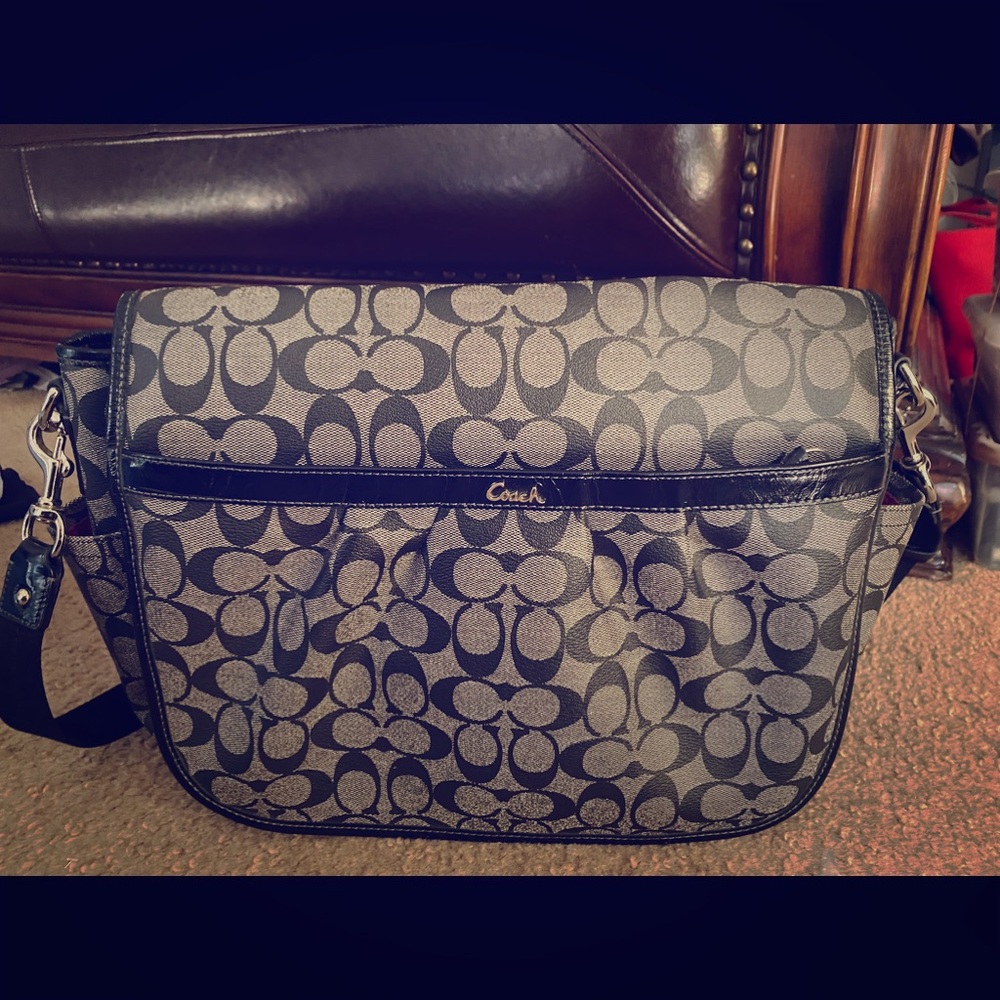 Coach baby bag